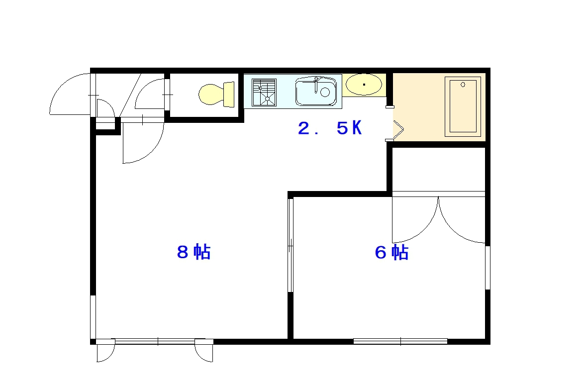 メモリーコート201間取図