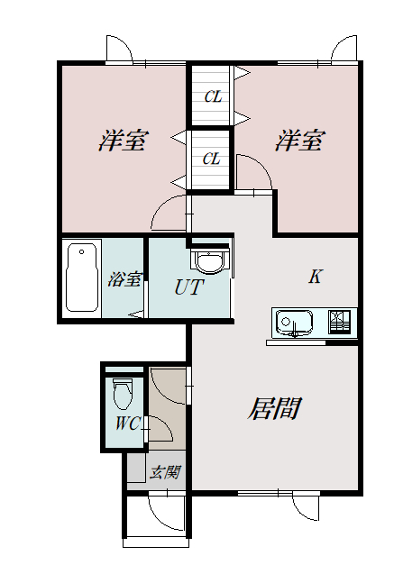 ｋｏｍｉｅ（コミエ）Ⅲ105間取図