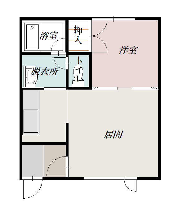 ＰＥＮＴ　ＨＯＵＳＥ203間取図