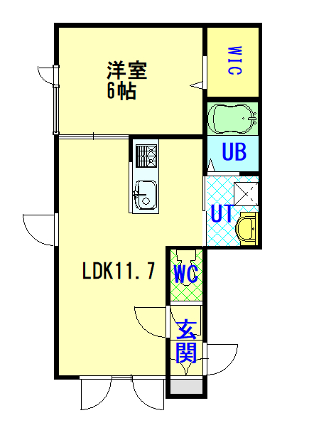 ＢｅＢｅ101間取図