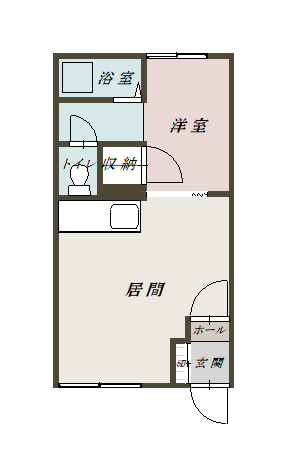 有明ハイツⅡ209間取図