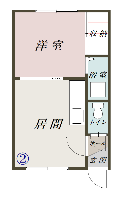 インペリアル６４102間取図