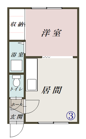 インペリアル６４203間取図