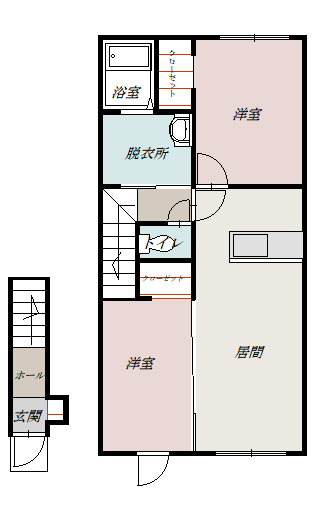 Ｌｅｎｎｏｎ（レノン）202間取図