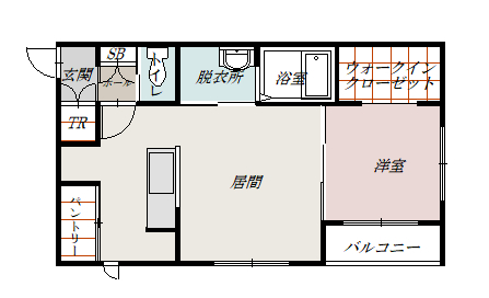 仮）富良野日の出町ＡＰ102間取図