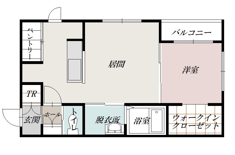 仮）富良野日の出町ＡＰ203間取図