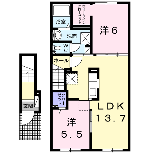 セプテットⅣ203間取図