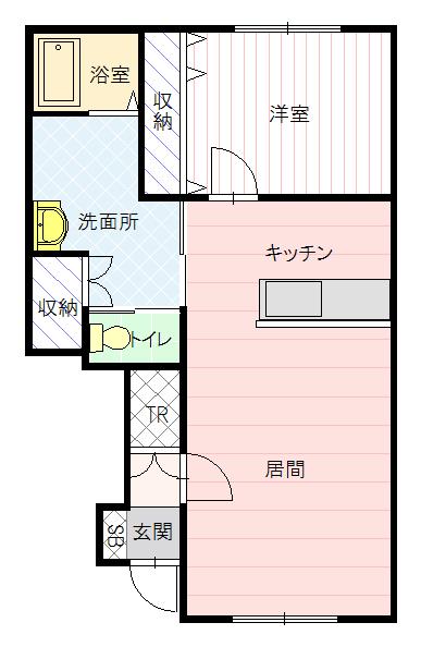 エルムＢ102間取図