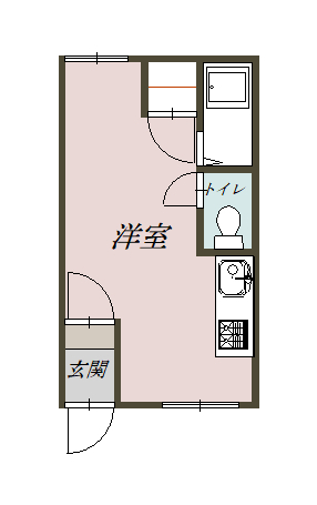 グリーンハイツＢ201間取図