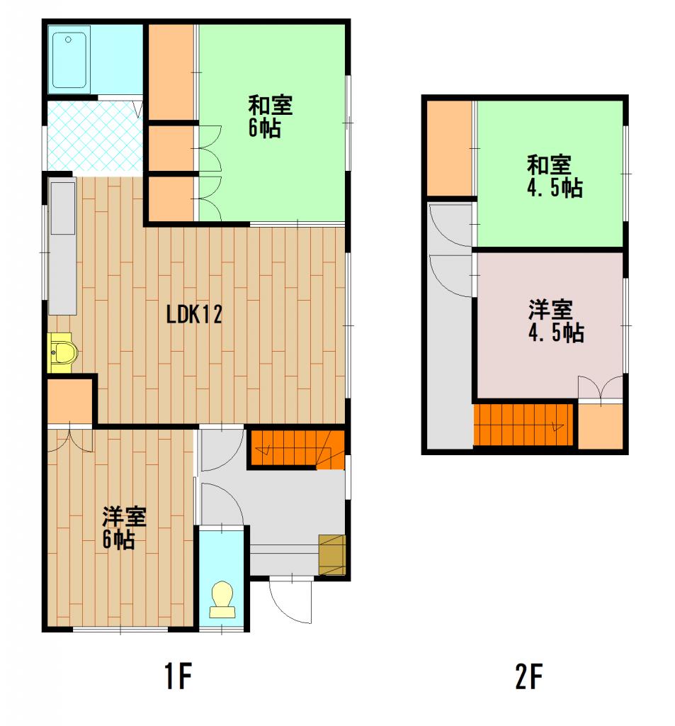 末広４－７戸建ZZZ間取図