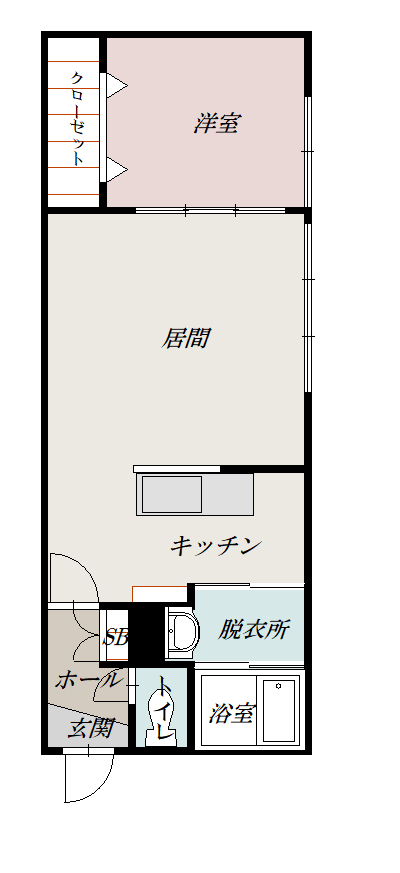 グランドハイム102間取図