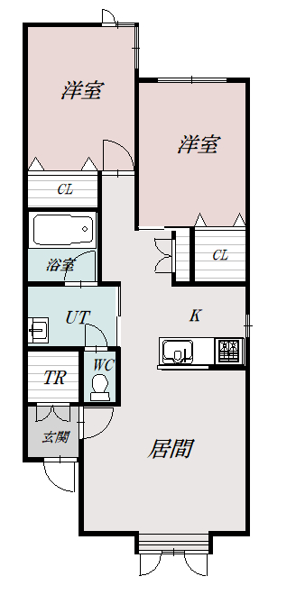 ｐｉａｃｅ（ピアチェ）202間取図