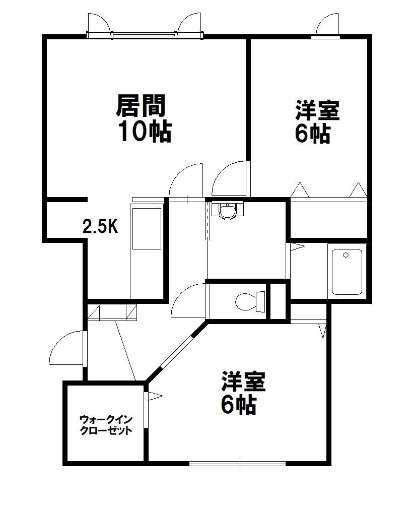 Ｃａｌｍｅ・Ｌａ・Ｍａｉｓｏｎ４102間取図