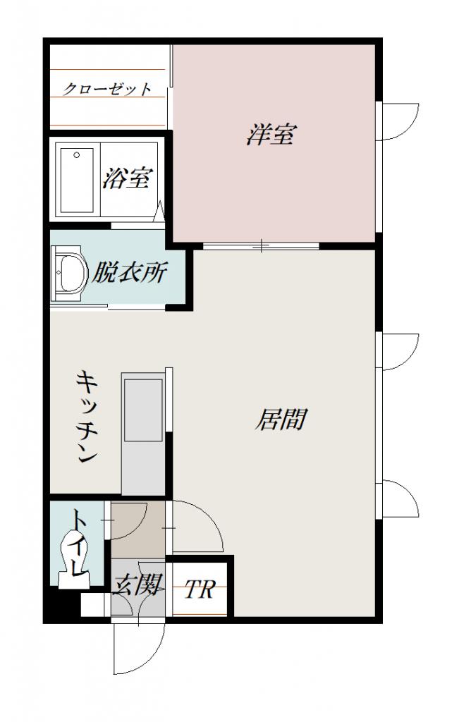 南７－２５ＭＳ1D間取図