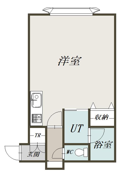 ラポールⅠ105間取図