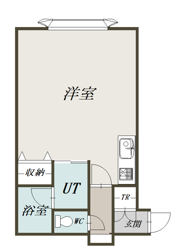 ラポールⅠ202間取図