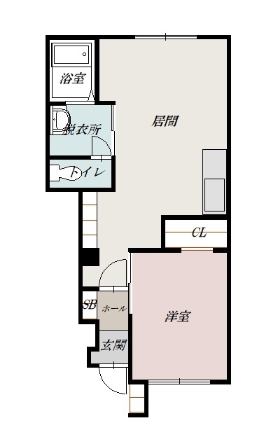 カームリーピュアα104間取図