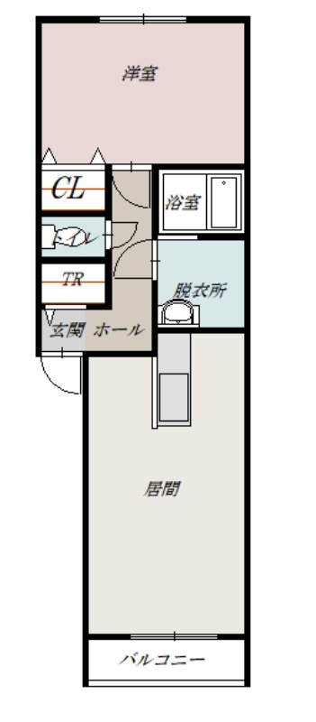 仮）ＲＯＡ３－４ＡＰ102間取図