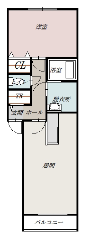 仮）ＲＯＡ３－４ＡＰ105間取図