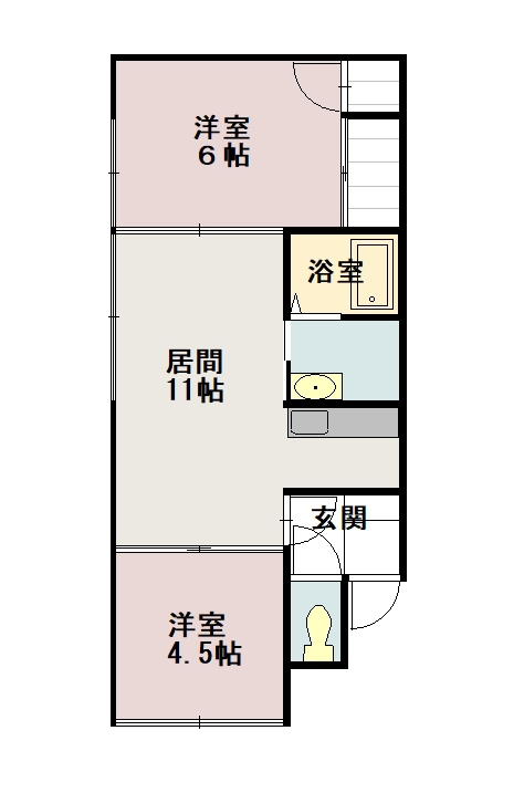 ストーンハイツせせらぎＡ202間取図