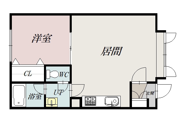 ＥＡＳＴ　ＨＩＬＬ202間取図