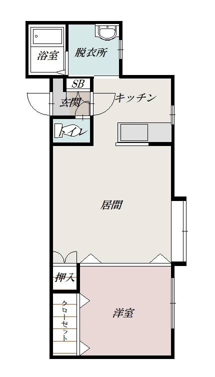 イーストヒル202間取図