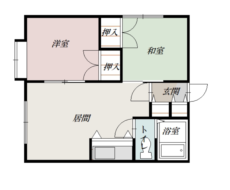 パルファム201間取図