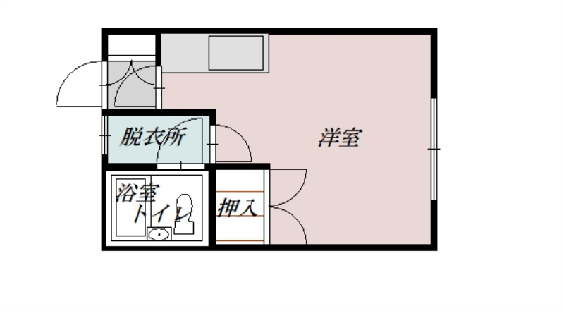 パルファム203間取図