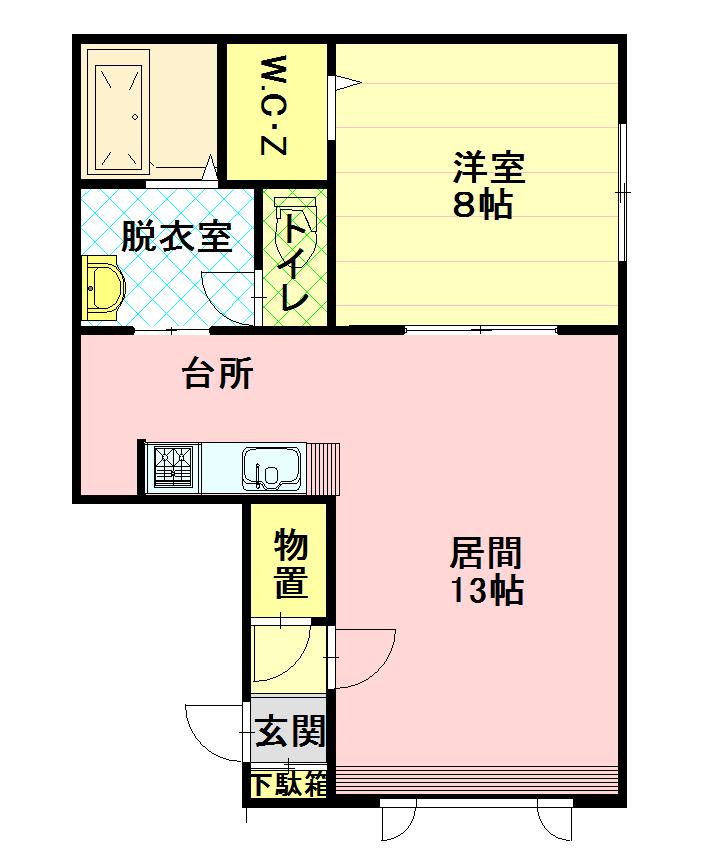 アイミー103間取図