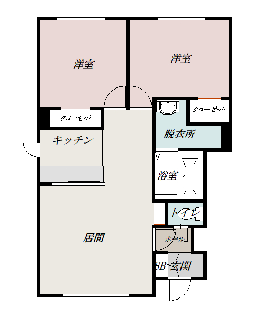 新富２－２ＡＰ101間取図