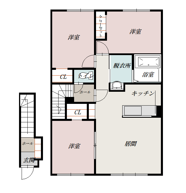 新富２－２ＡＰ202間取図