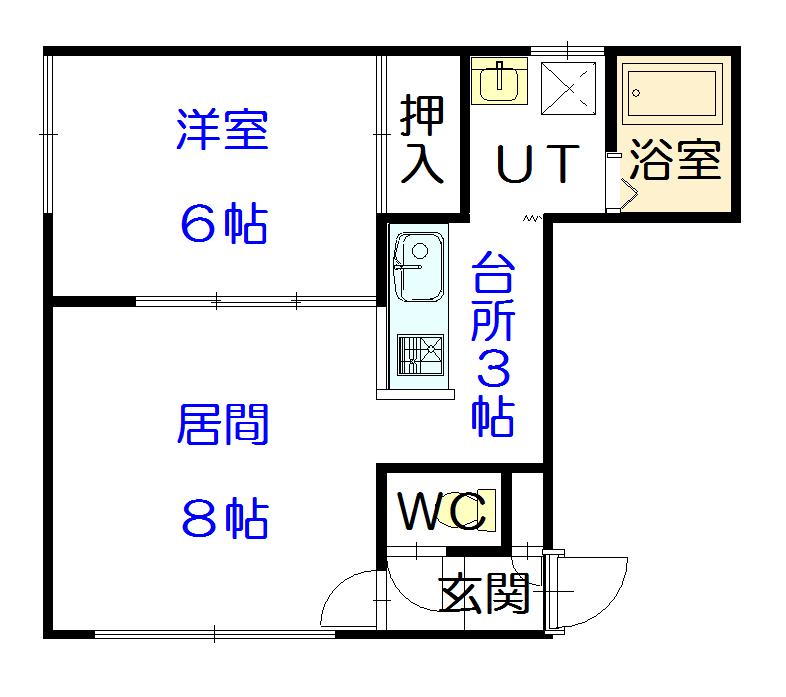 エルミＡ201間取図