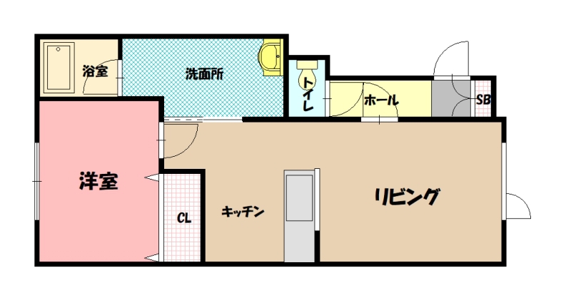 ｅＳ　ｔｒｅｌｌａ１105間取図