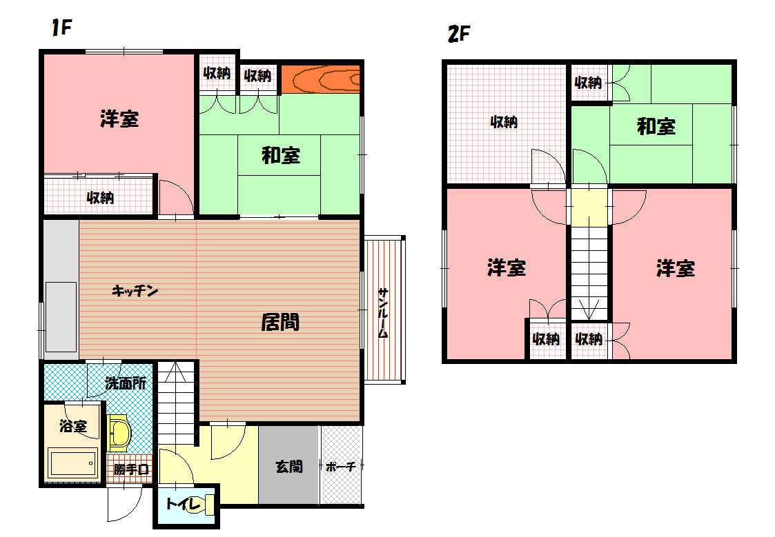 近文２５丁目貸家ZZZ間取図