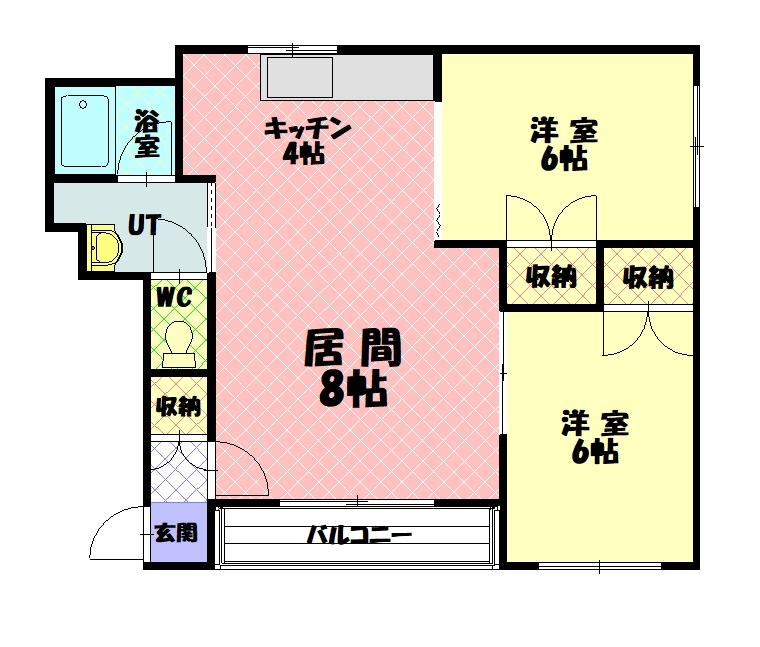 ドリームハイツＤ間取図