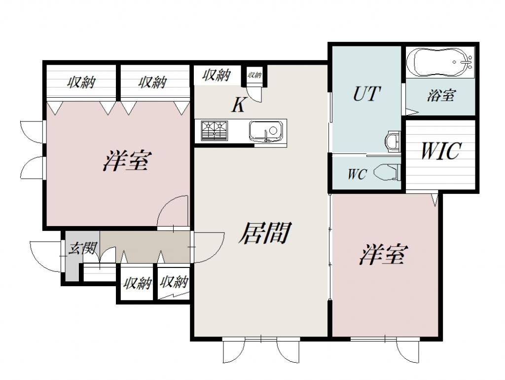 シュシュメゾン豊岡103間取図