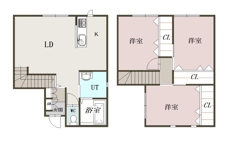 カシータ東ZZZ間取図