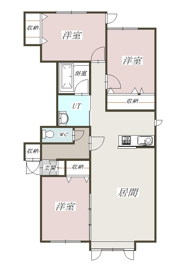 パナシア102間取図