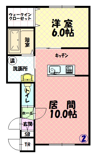ＣＲＥＳＴ（クレスト）202間取図