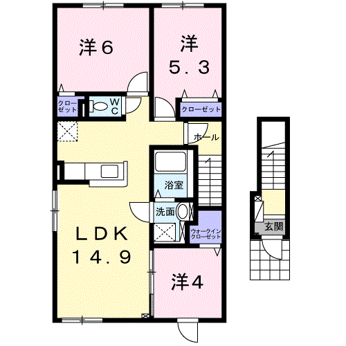 ミナーヴァ201間取図
