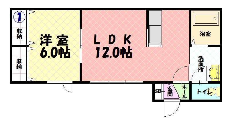 アートヒルズ永山201間取図
