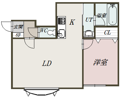 カルナ205間取図