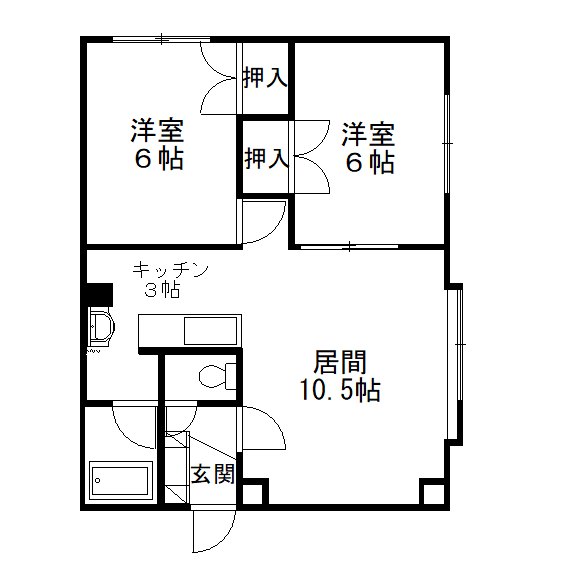 エステイツ髙畠103間取図