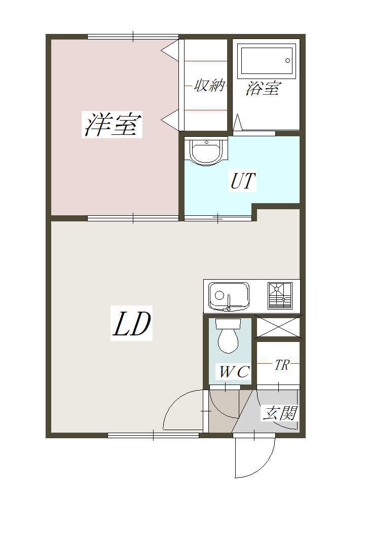 リラコートⅢ103間取図