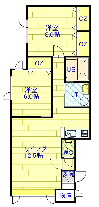 Ｌａｖｉｔａ豊岡101間取図