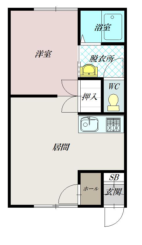 セピア５．１203間取図