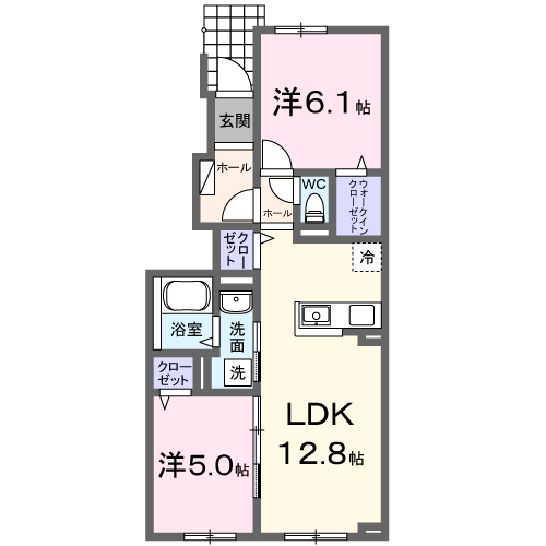 トアリス　Ⅲ101間取図