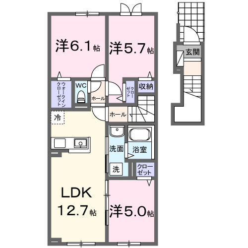 トアリス　Ⅲ202間取図