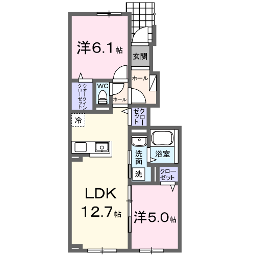 トアリス　Ⅲ105間取図