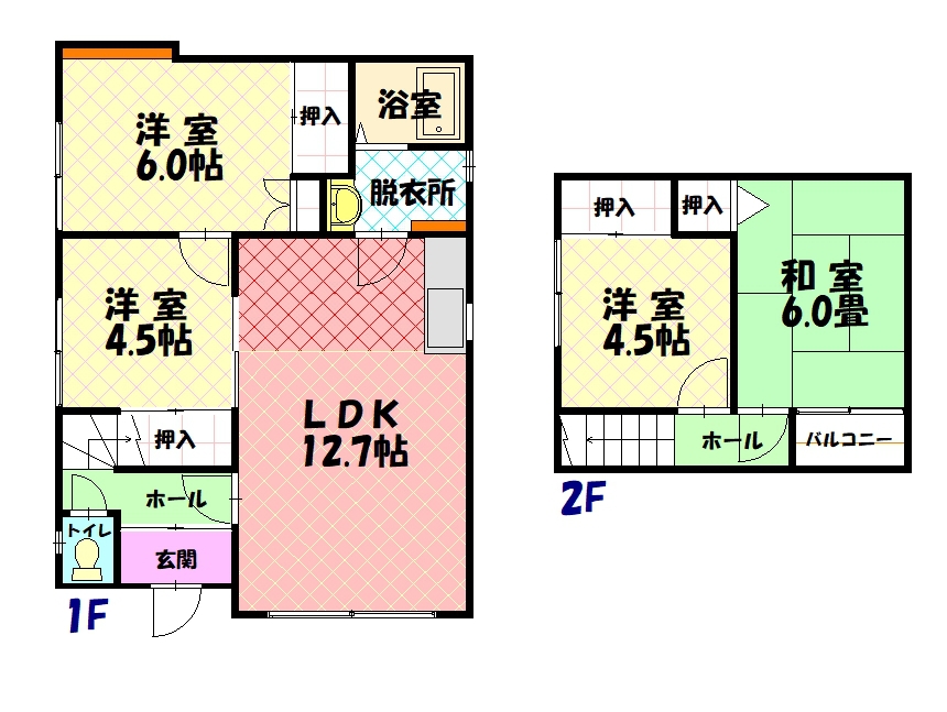 豊岡４－６戸建zzz間取図